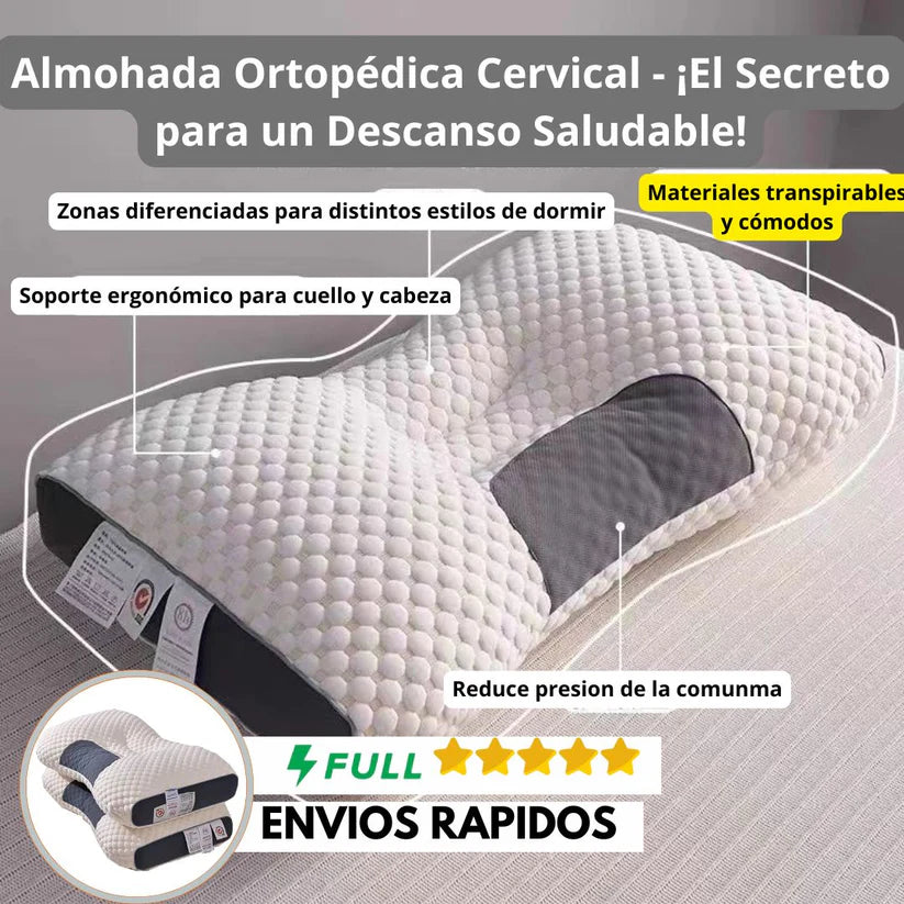 Almohada Cervical Ergonomica 1pcs