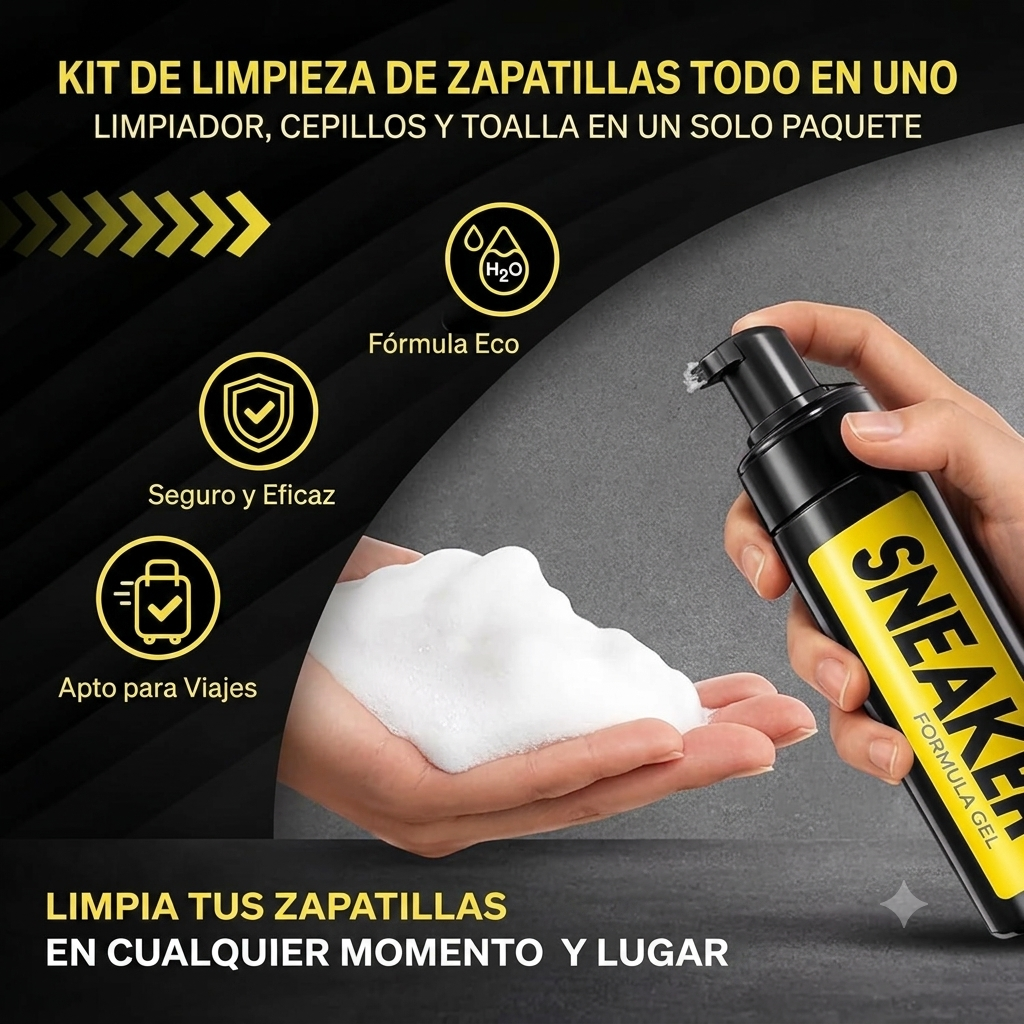 Kit De Limpieza Zapatillas Espuma