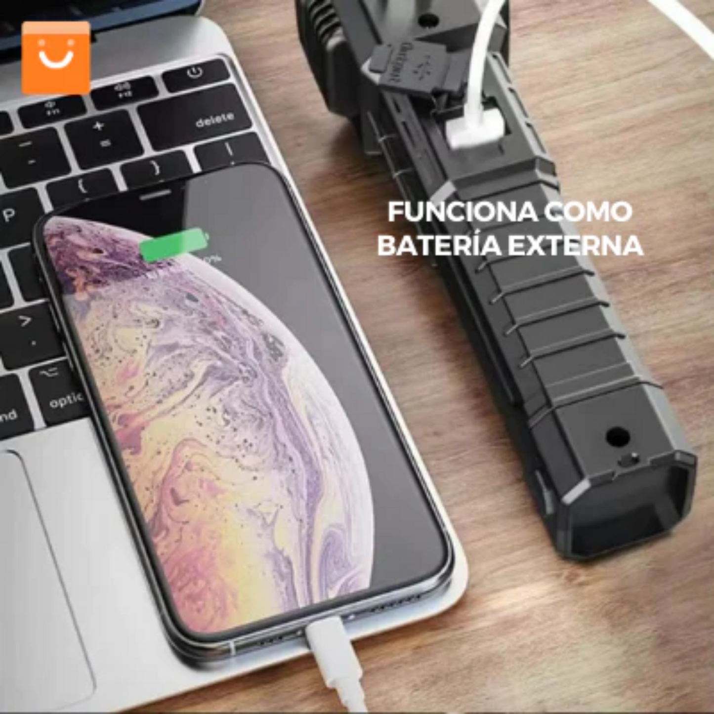 Linterna Multifuncional 4 En 1