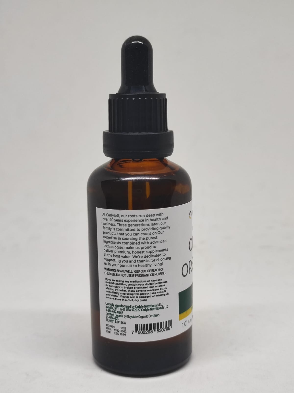 Aceite de oregano