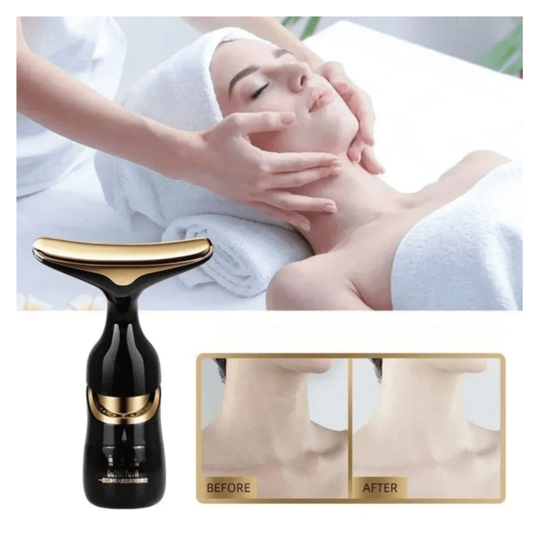 Masajeador Facial y de Cuello Vibratorio