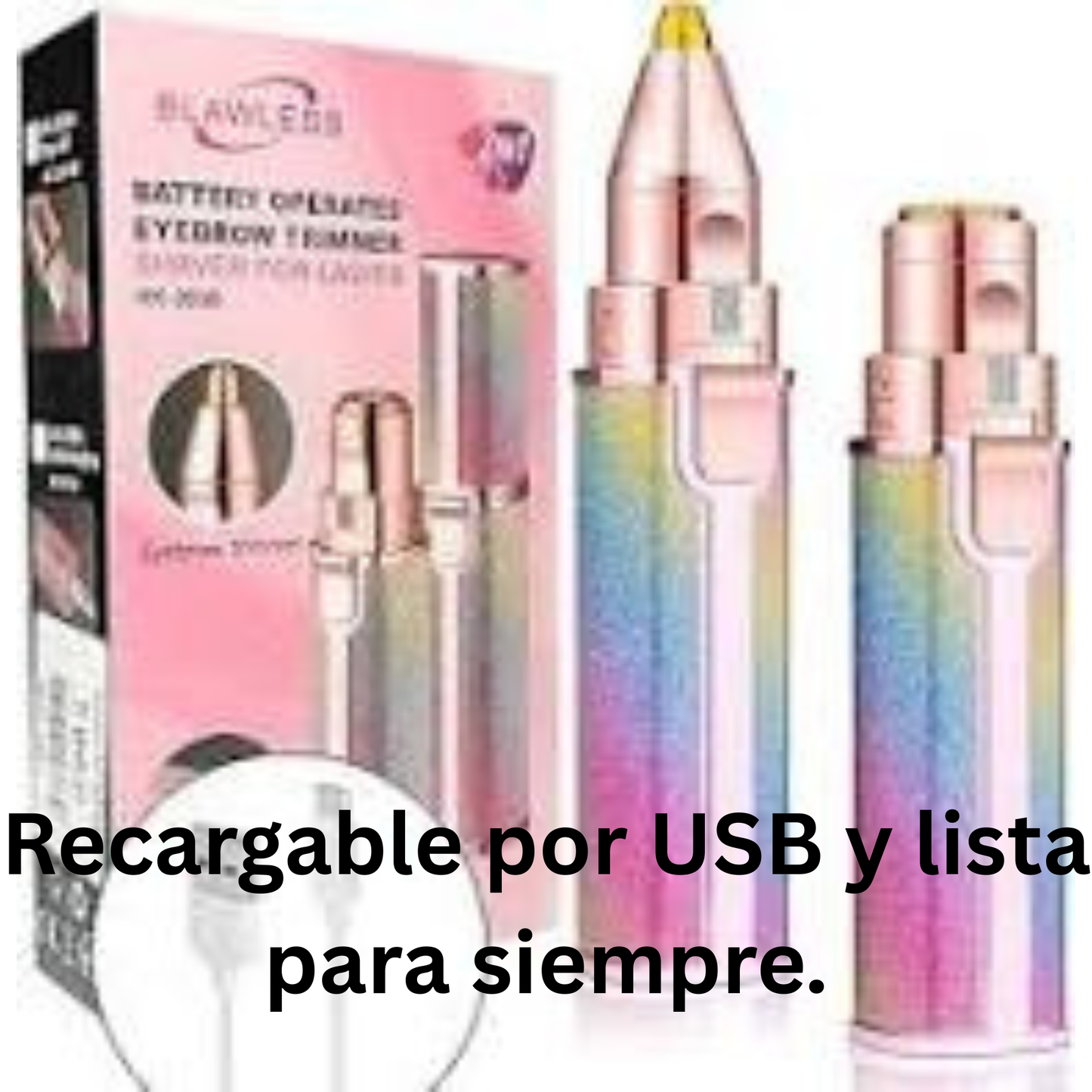Depilador Facial Cejas 2 En 1
