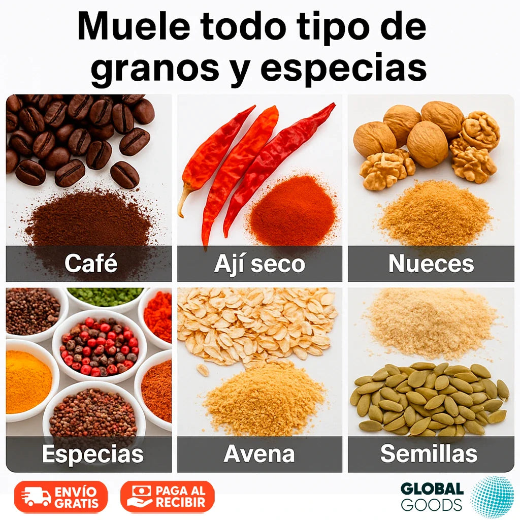 Molinillo Eléctrico Multifuncional