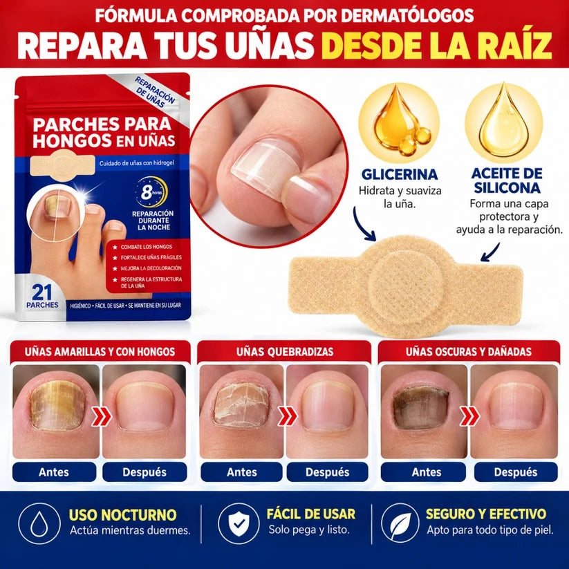DermaPatch | Parche Antifungico Para Uñas | Original 2X1
