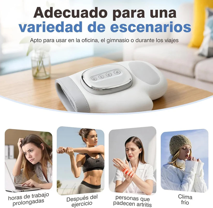 Palma Zen - Menos tensión en los dedos hoy - Masajeador de mano inteligente