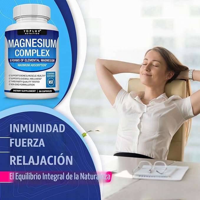 Magnesio Complex 8 Elemental - 1000 Mg 90 capsulas
