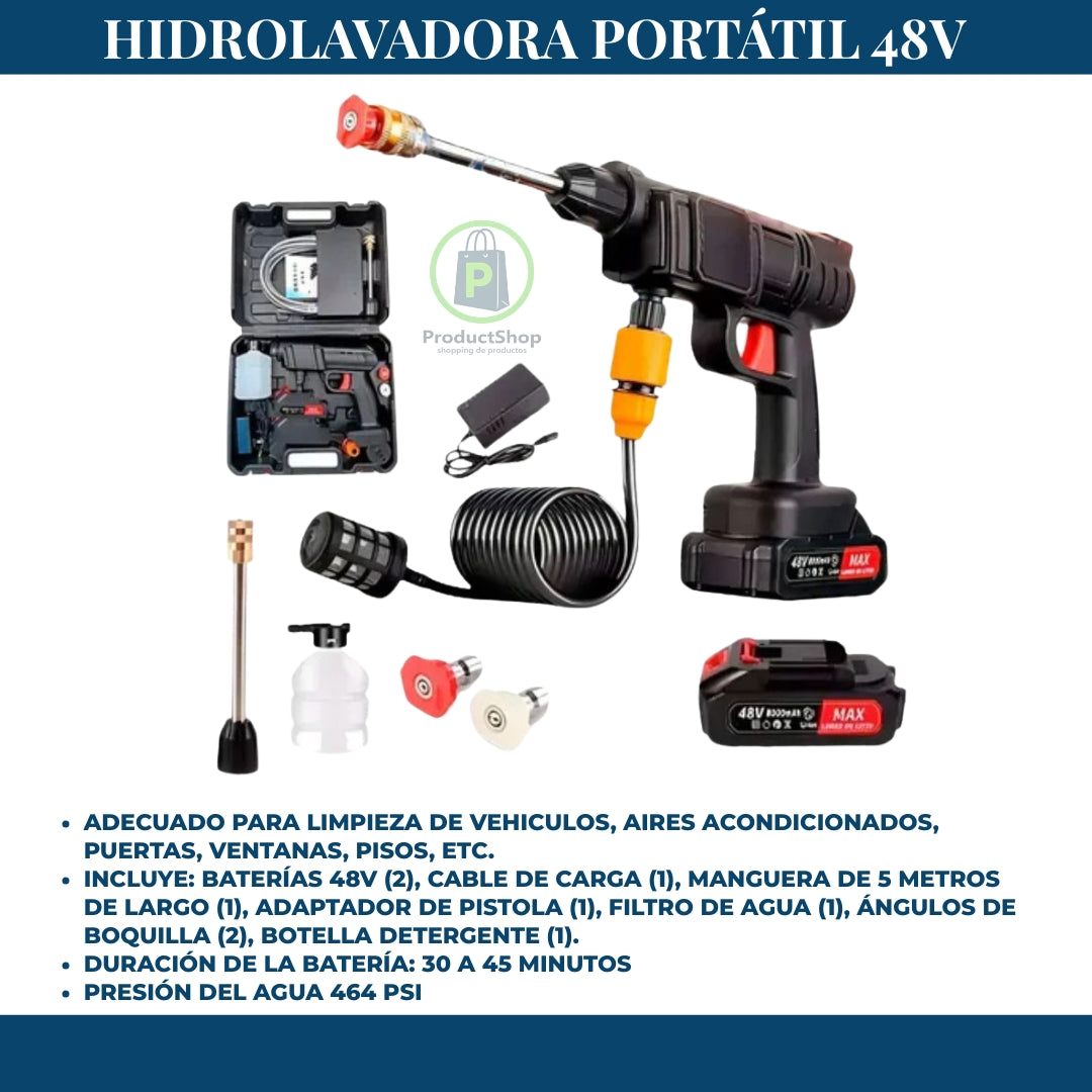 Hidrolavadora Inalambrica 2 Baterias