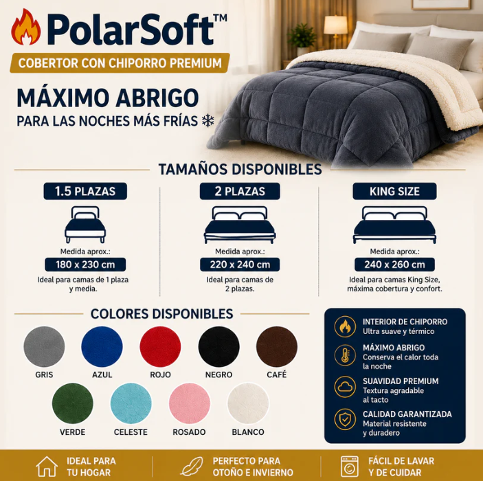 Cobertor con chiporro Invierno