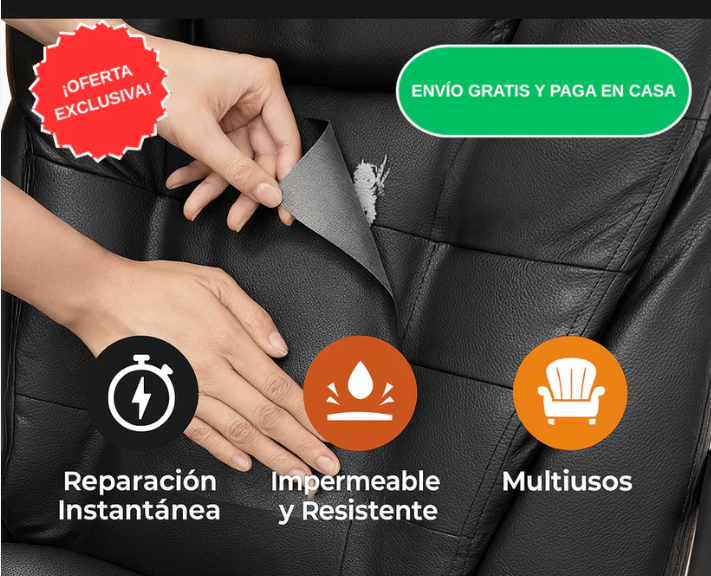 Rollo Cuero Adhesivo De Reparación