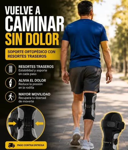 Rodillera Ortopédica con Resorte