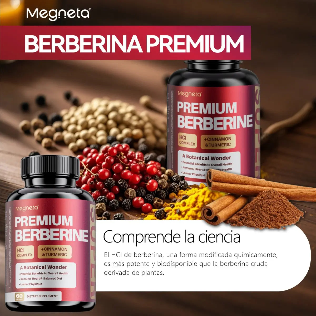 Complejo Premium Berberina - 60 Cápsulas