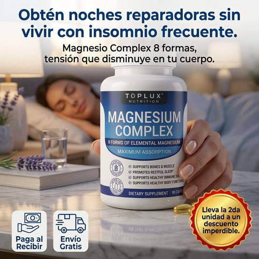Magnesio Complex 8 Elemental - 1000 Mg 90 capsulas