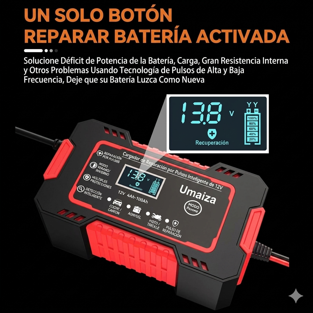 Cargador de Baterias para auto