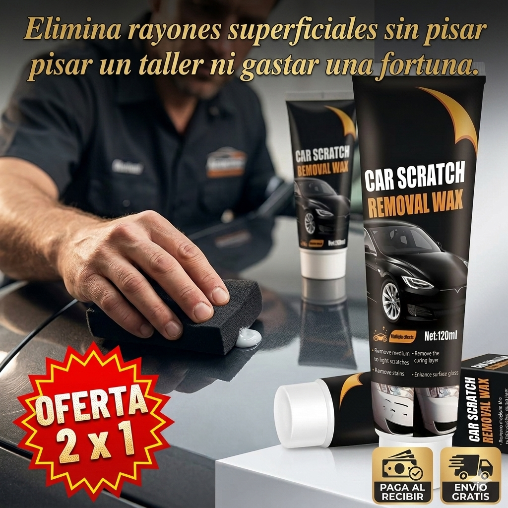 Car Scratch Cera Quita Rayones 2 x 1