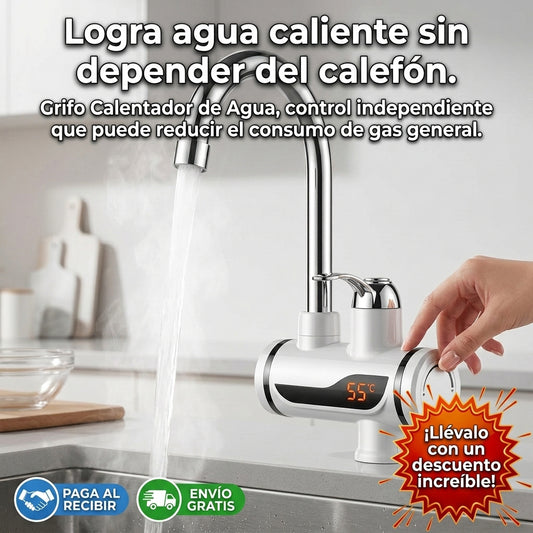 Grifo Calentador de Agua