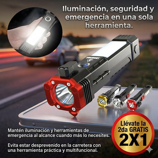 Linterna Multifuncional 4 En 1