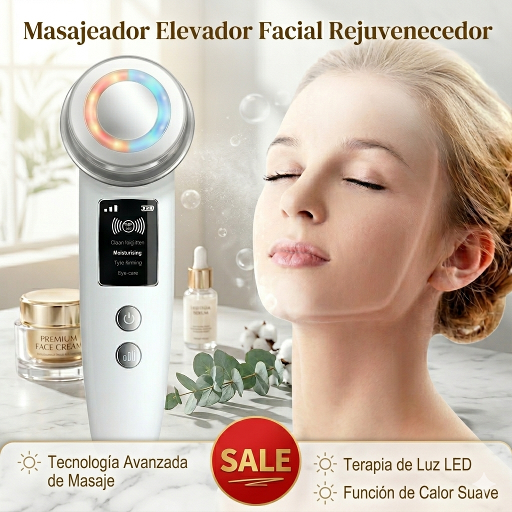 Masajeador elevador facial rejuvenecedor