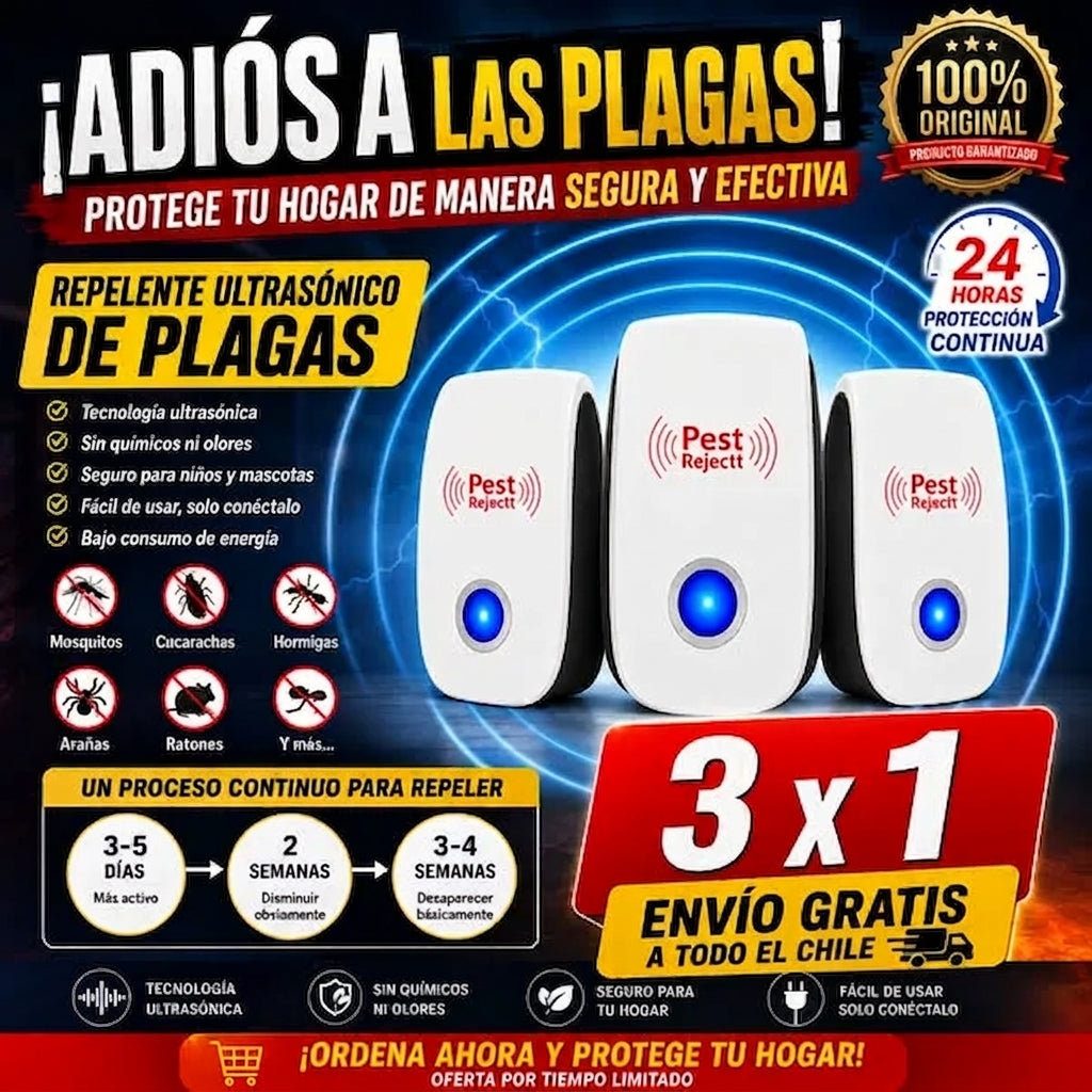 Repelente de plagas Ultrasónico