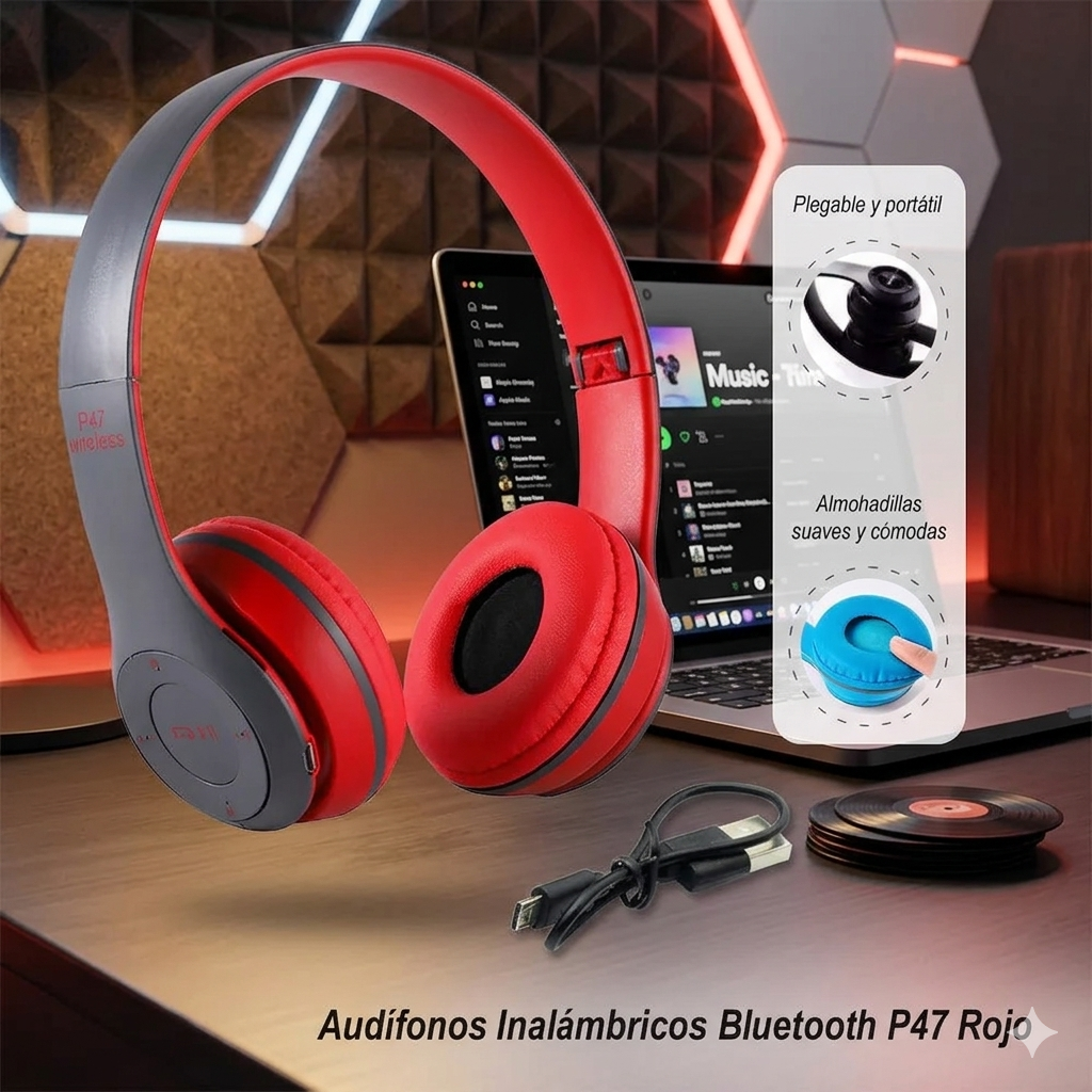 Audífonos Bluetooth Inalambricos P47