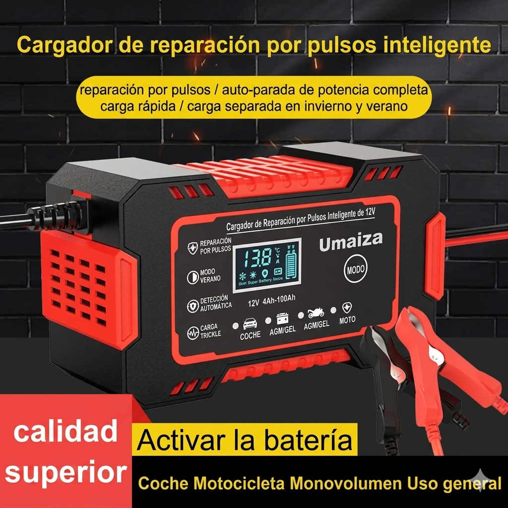 Cargador de Baterias para auto