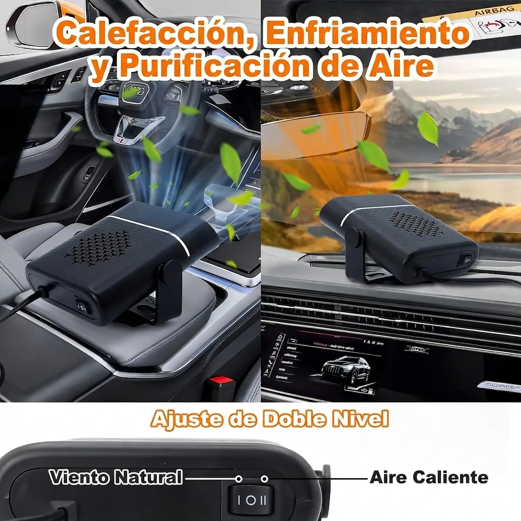 Calefactor de Auto Portátil Eléctrico