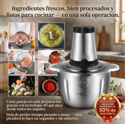 Moledor procesador alimentos