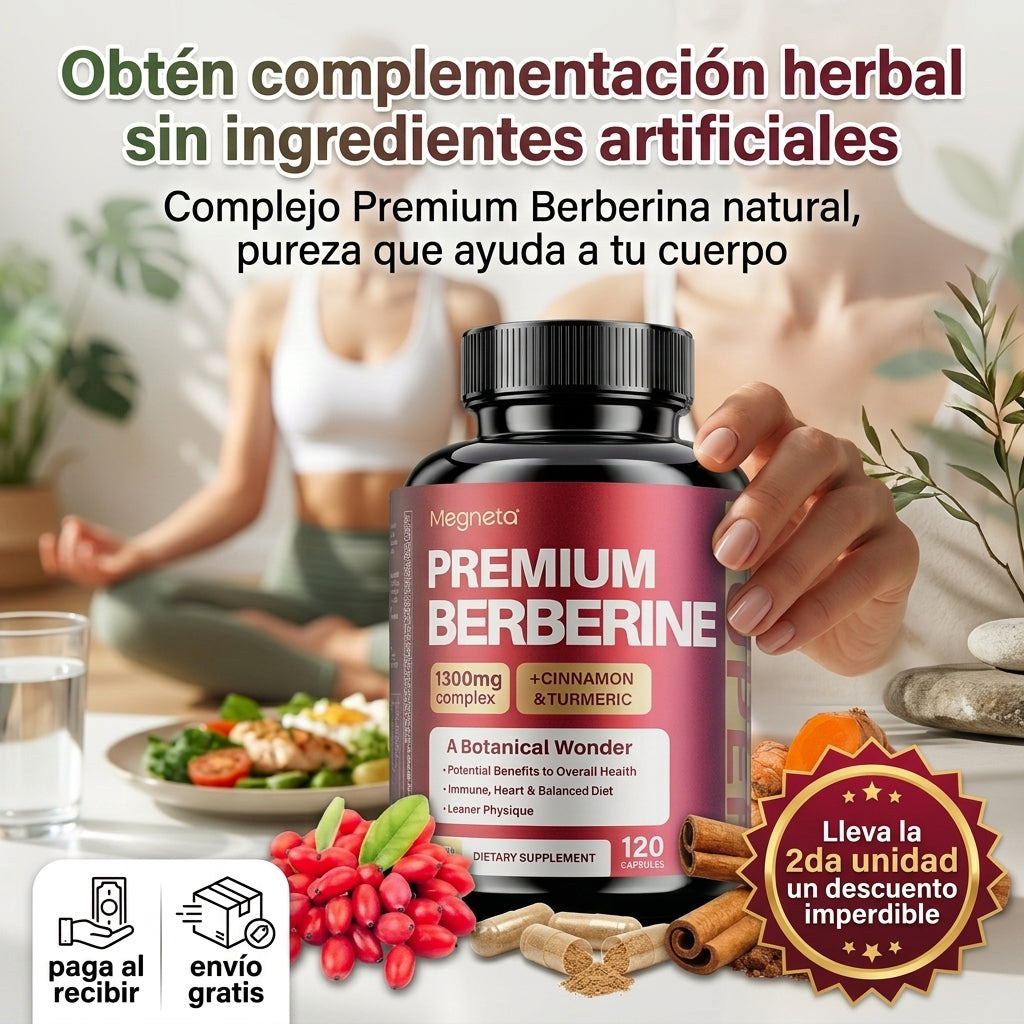 Complejo Premium Berberina - 60 Cápsulas