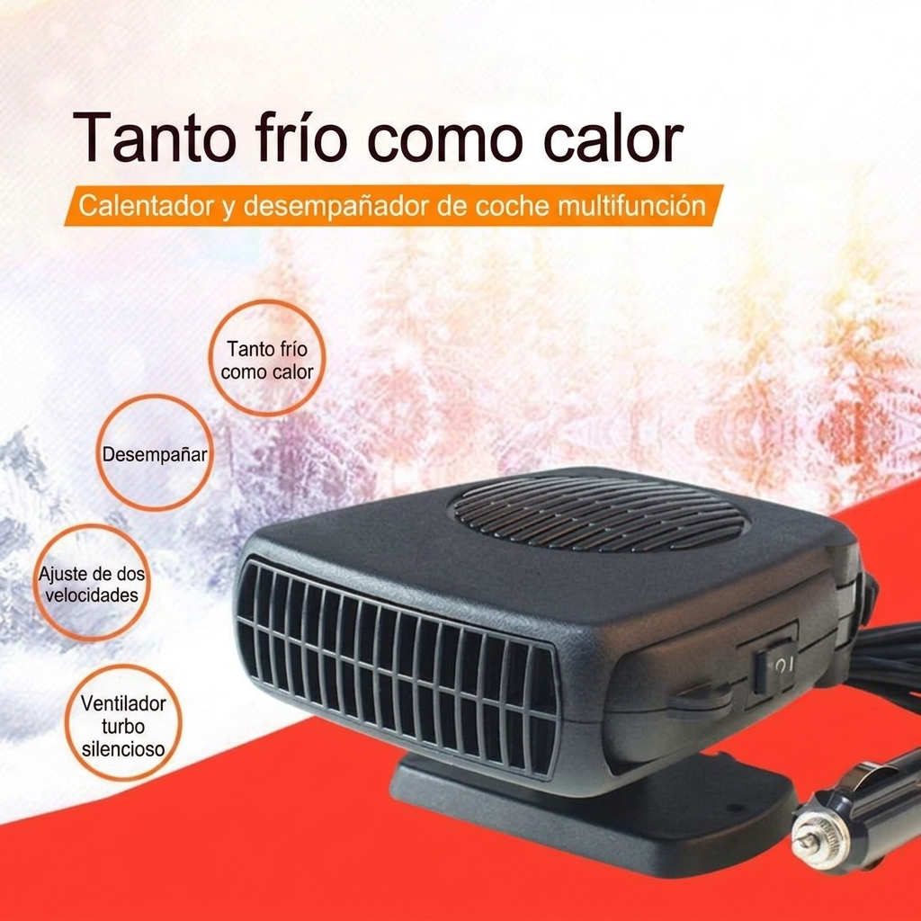 Calefactor de Auto Portátil Eléctrico