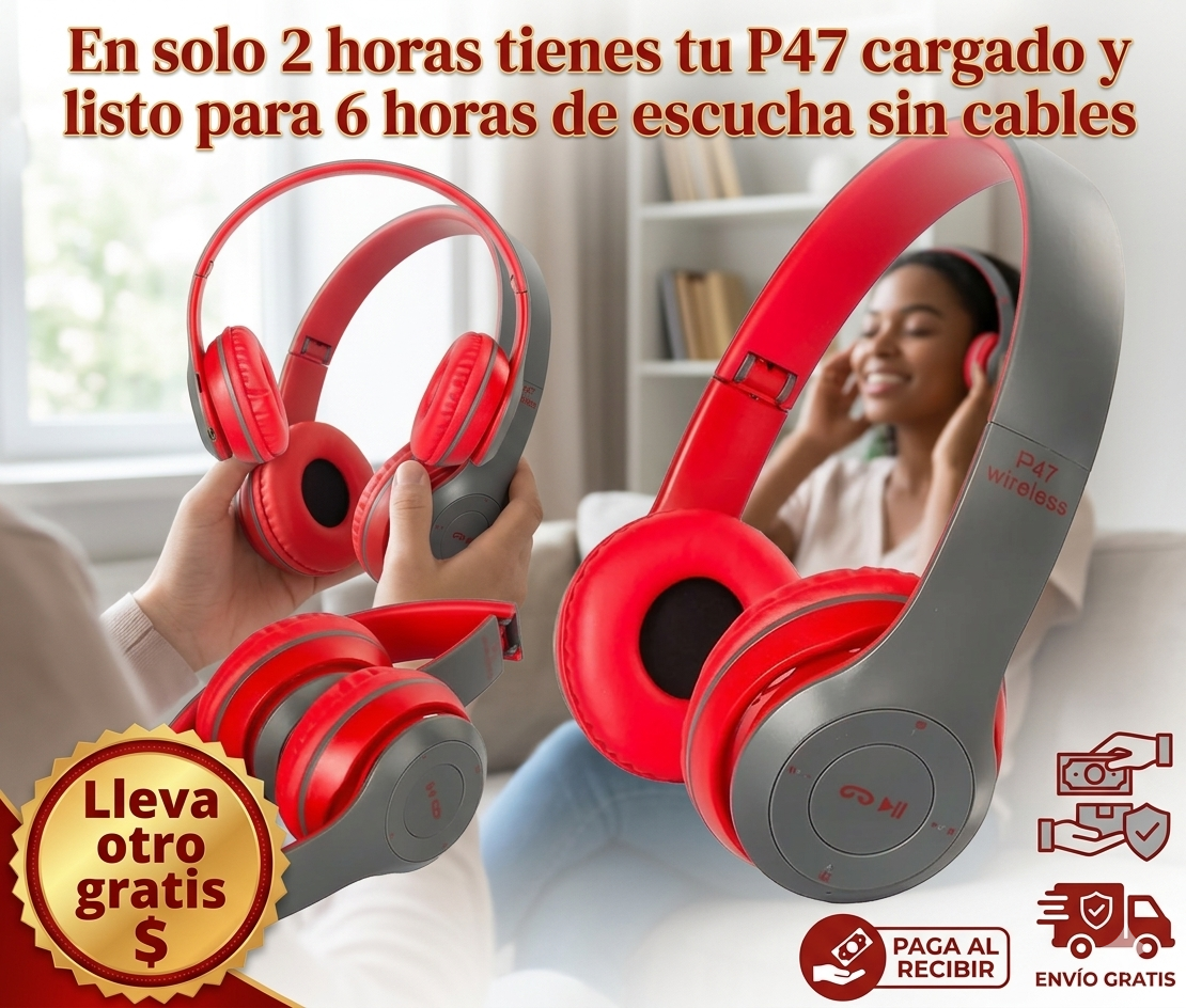 Audífonos Bluetooth Inalambricos P47