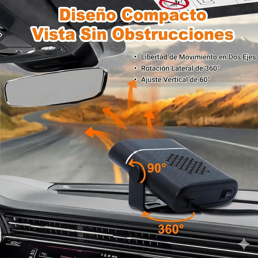 Calefactor de Auto Portátil Eléctrico