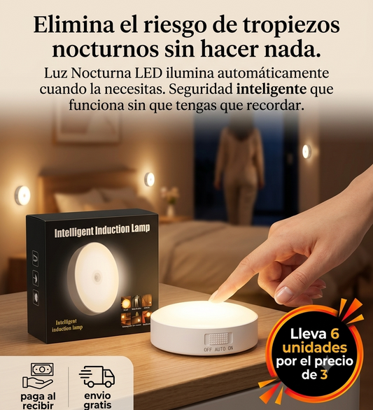 Luz Led Nocturna con Sensor Movimiento