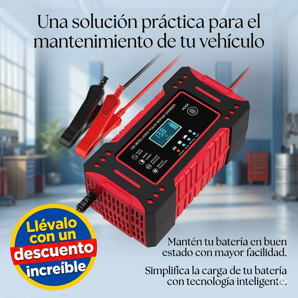 Cargador de Baterias para auto