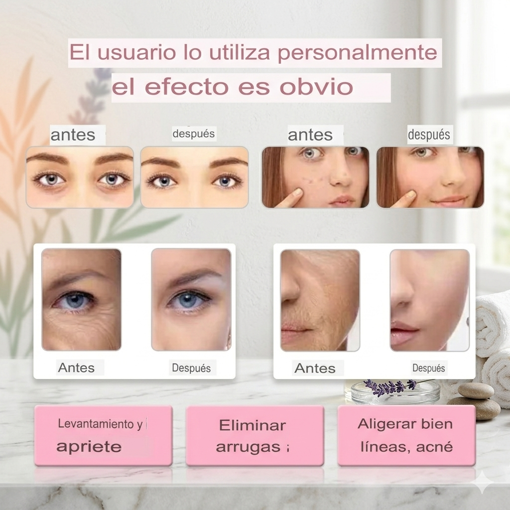 Masajeador elevador facial rejuvenecedor