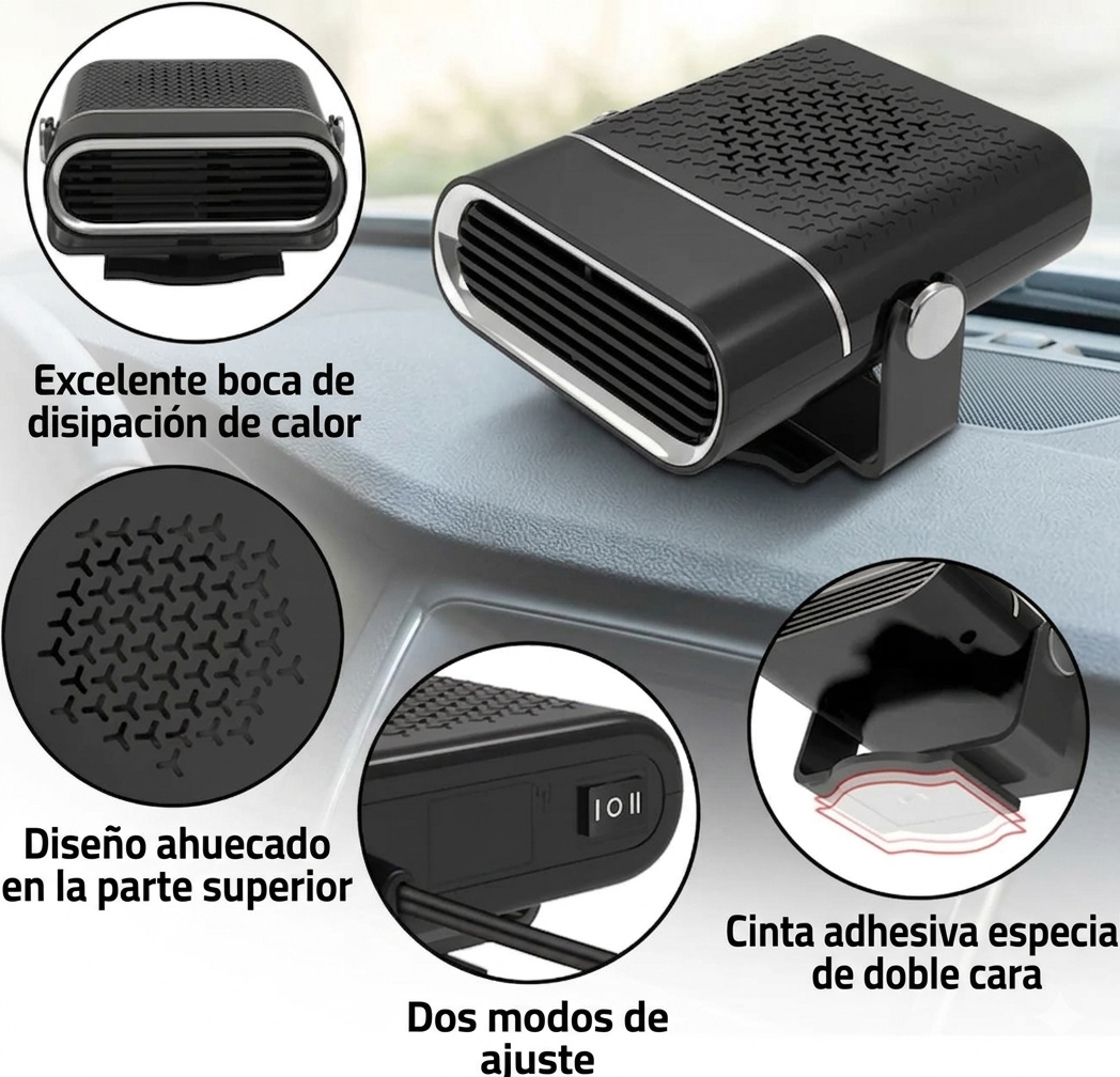 Calefactor de Auto Portátil Eléctrico