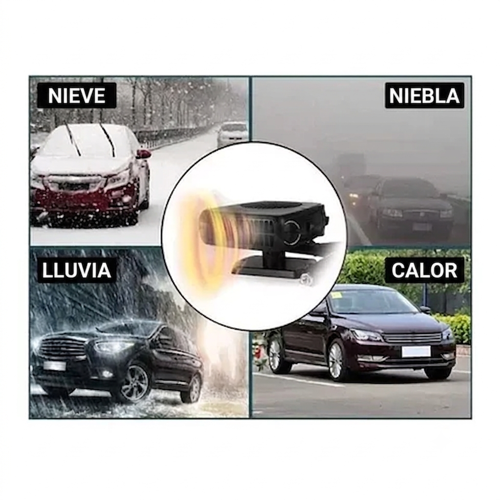 Calefactor de Auto Portátil Eléctrico
