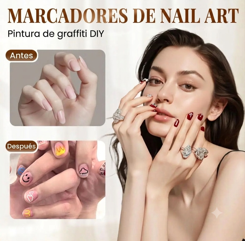 Marcadores para Uñas