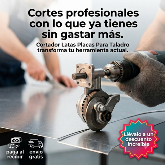 Cortador Latas Placas para taladro