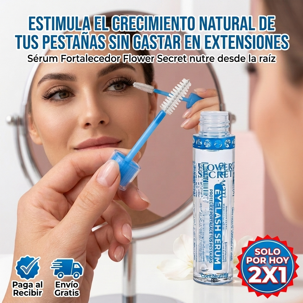 Serum Fortalecedor Para Pestañas Flower Secret