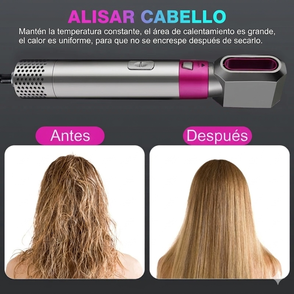 Cepillo Secador 5 En 1