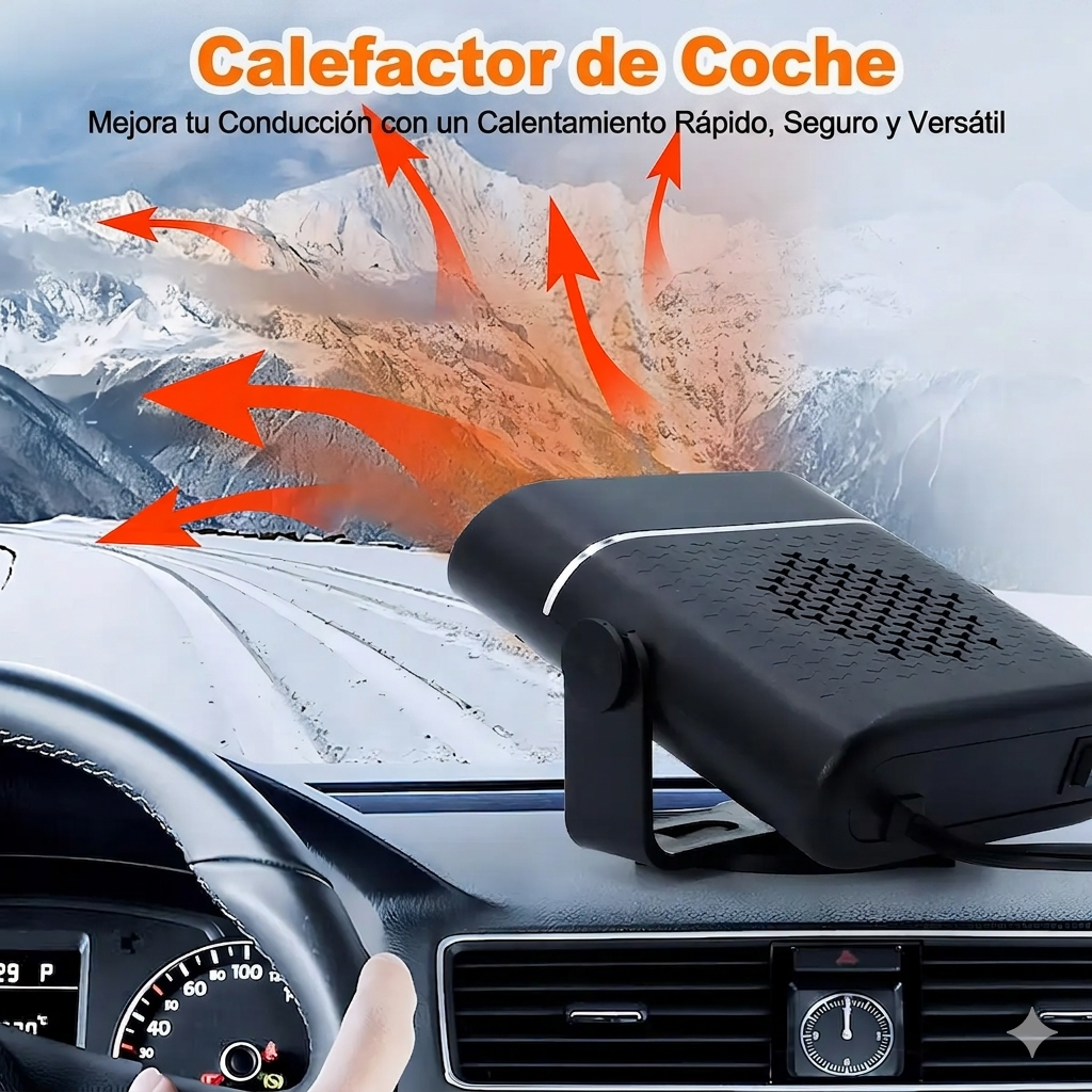 Calefactor de Auto Portátil Eléctrico