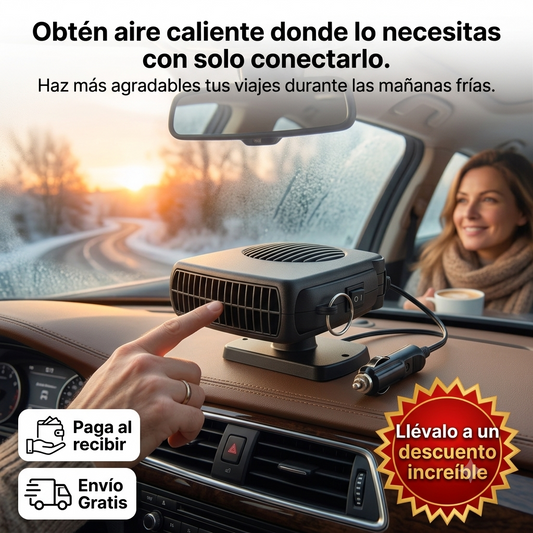 Calefactor de Auto Portátil Eléctrico