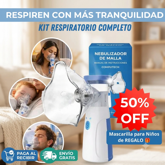 Nebulizador portátil inhalador