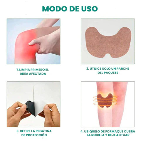 Parche para el dolor de rodilla 10 un.