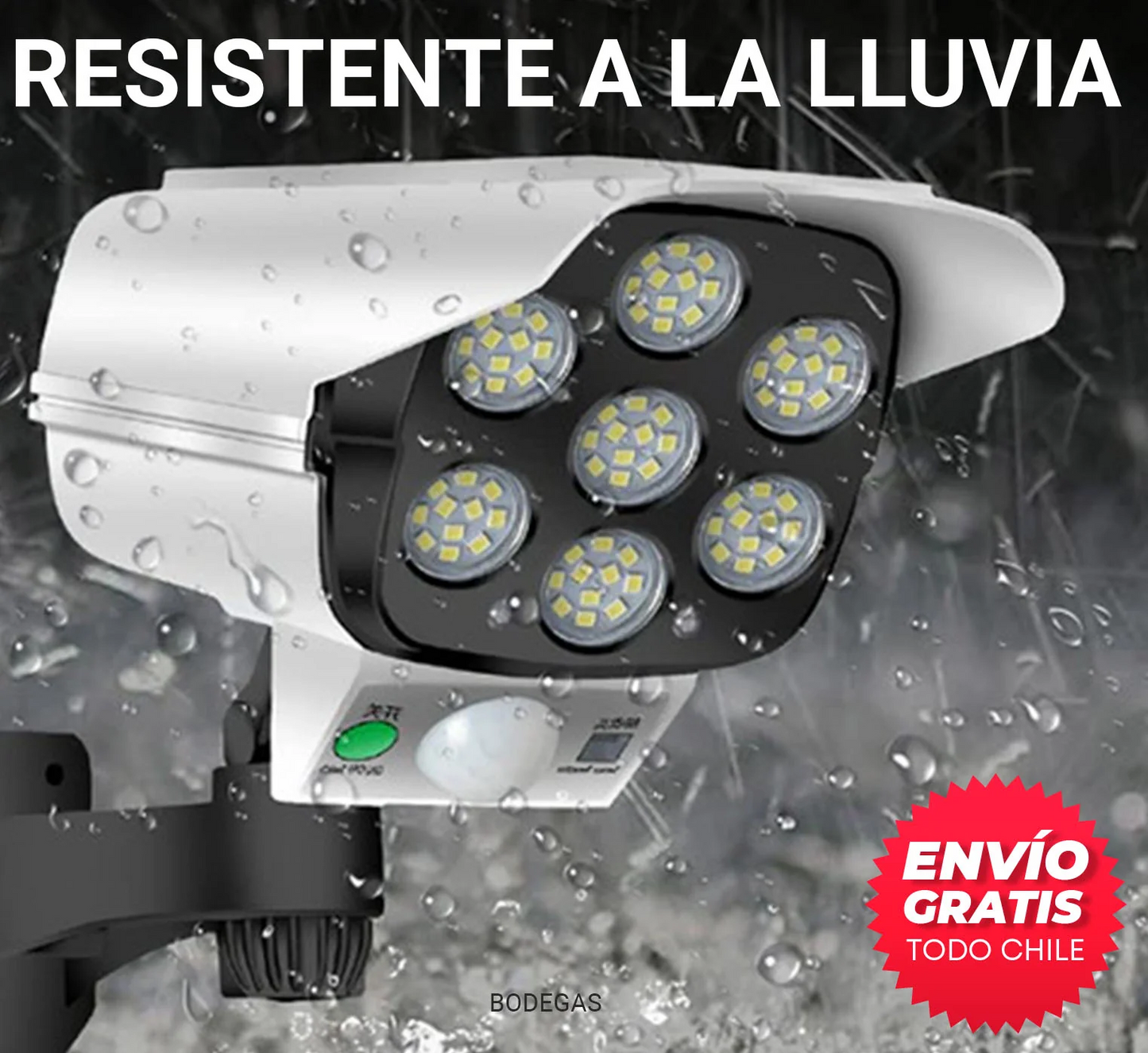 Foco Solar tipo Camara