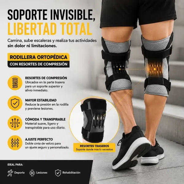 Rodillera Ortopédica con Resorte