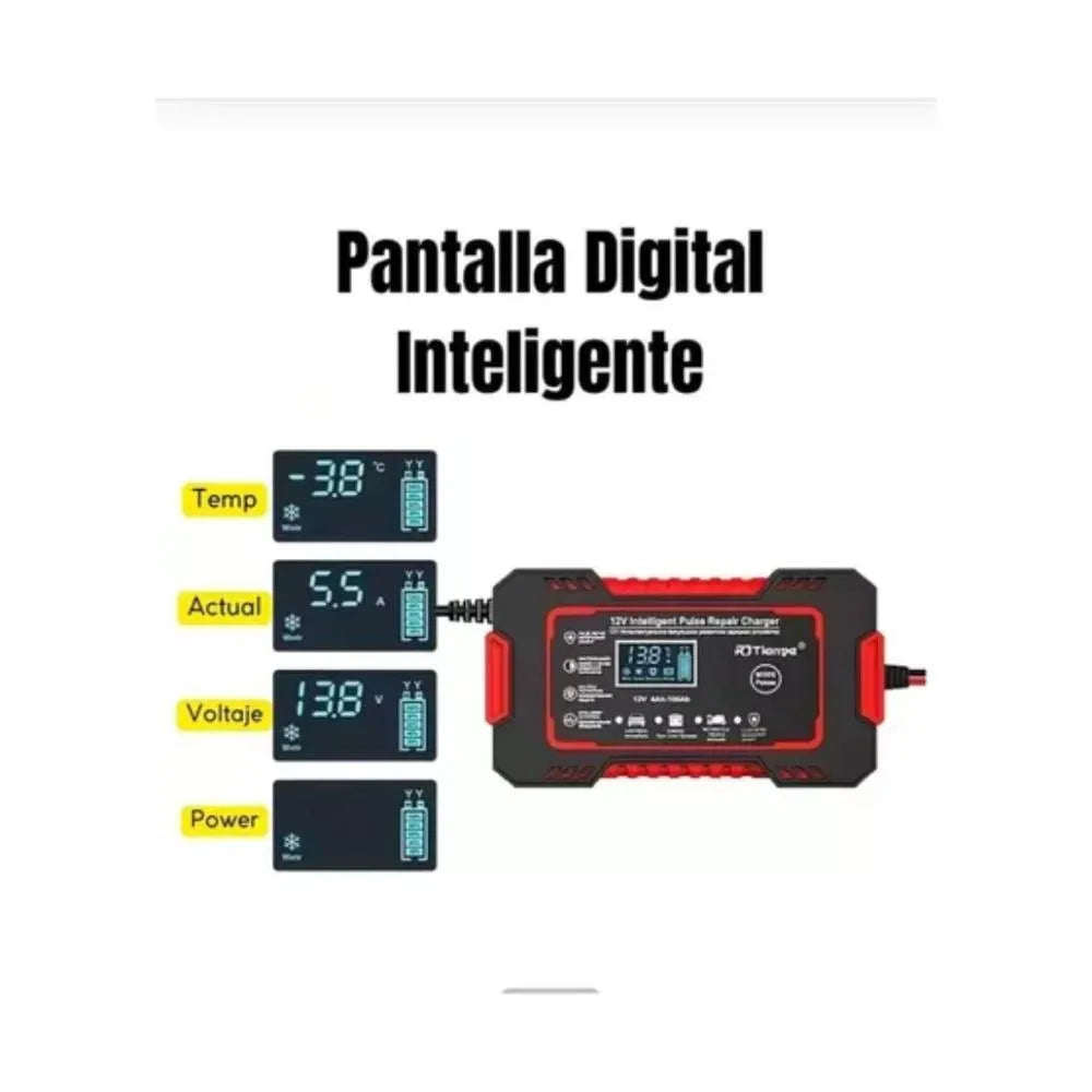 Cargador de Baterias para auto