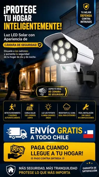 Foco Solar tipo Camara