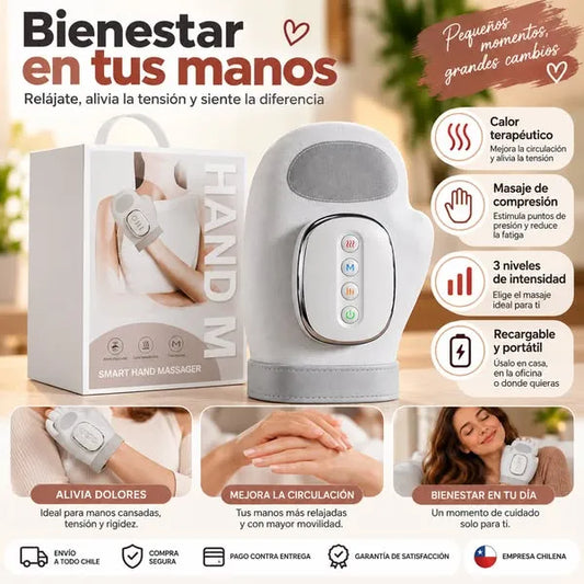 Palma Zen - Menos tensión en los dedos hoy - Masajeador de mano inteligente