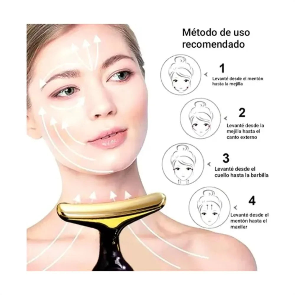 Masajeador Facial y de Cuello Vibratorio