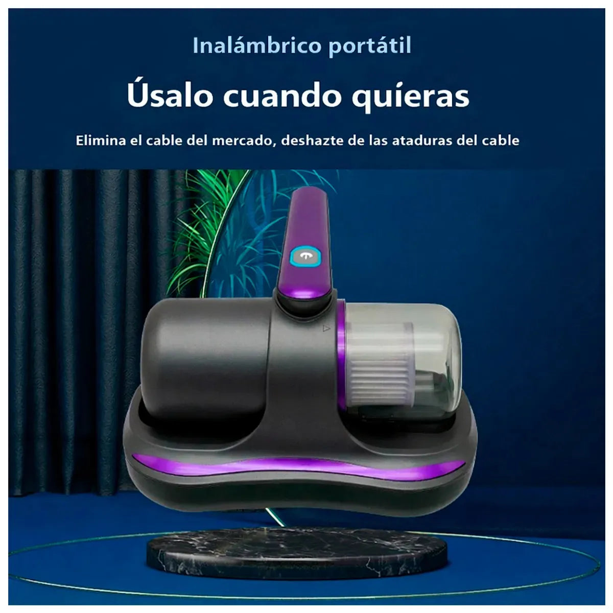 Aspiradora luz UV antiacaros - Inalámbrica